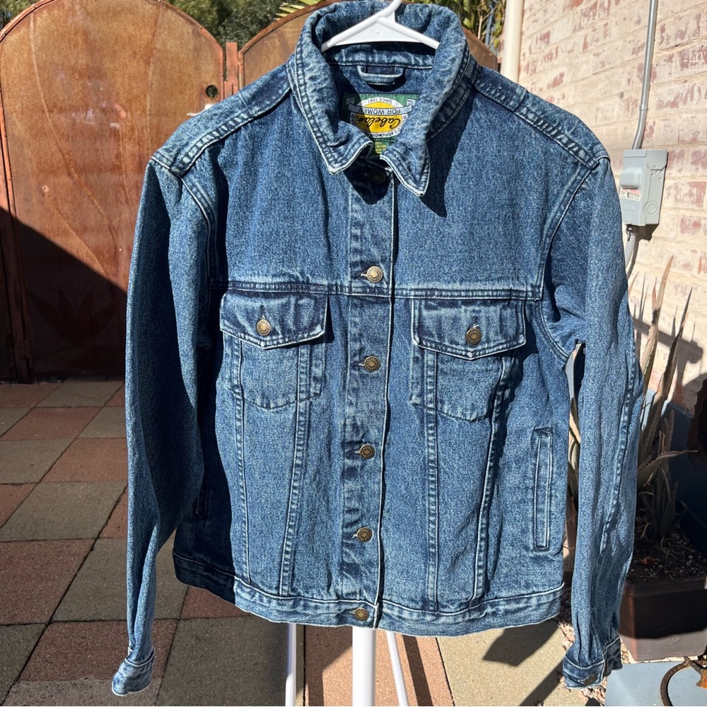 Cabelas Women Jean Jacket - Size Medium